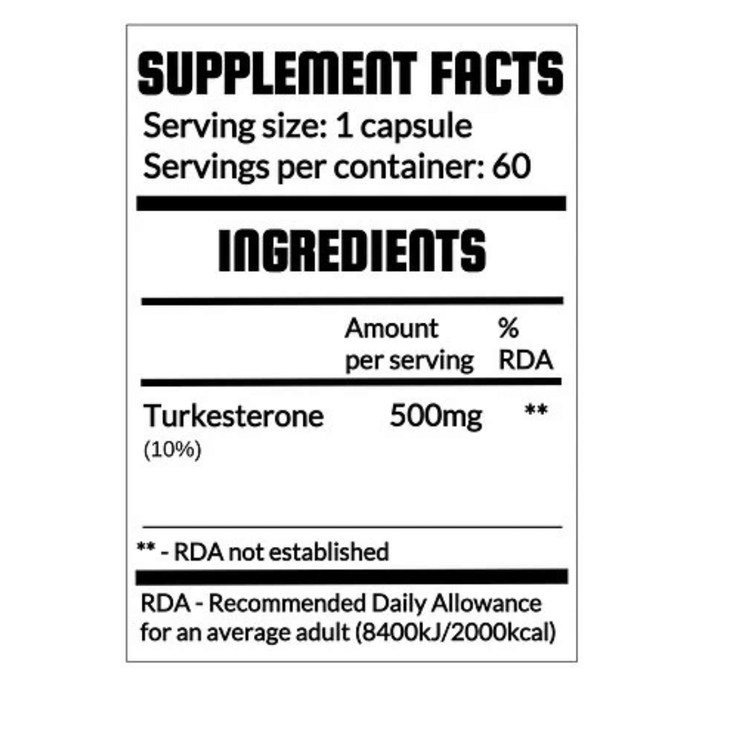 Turkesterone Qrp Nutrition 500mg 60c aps | Sarms