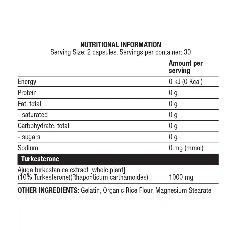 Turkesterone Chaos Crew supplement information | Sarms Ireland