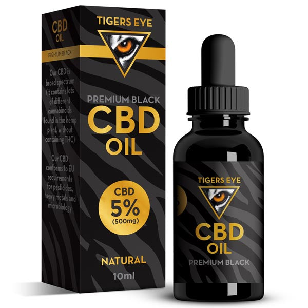 CBD Oil 5% 500mg 10ml Tigers Eye | Sarms Ireland 
