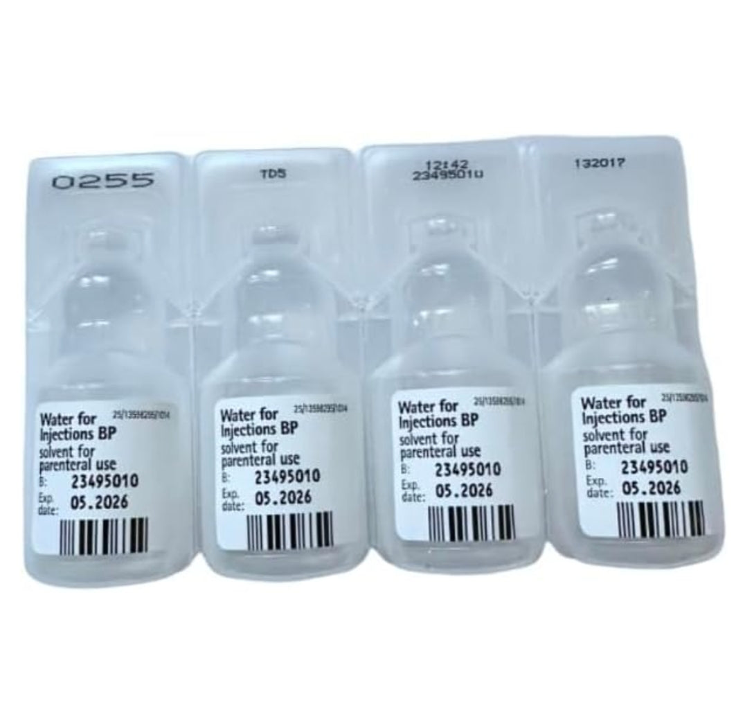 Antibacterial Water for injections 5ml sterile | sarms Ireland 